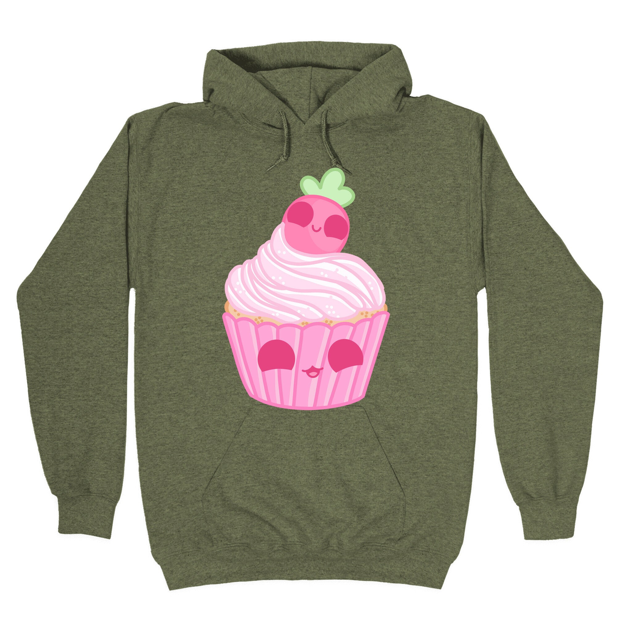 Kawaii Strawberry Cupcake Hoodie
